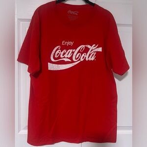Men's Classic Coca Cola Logo Tee